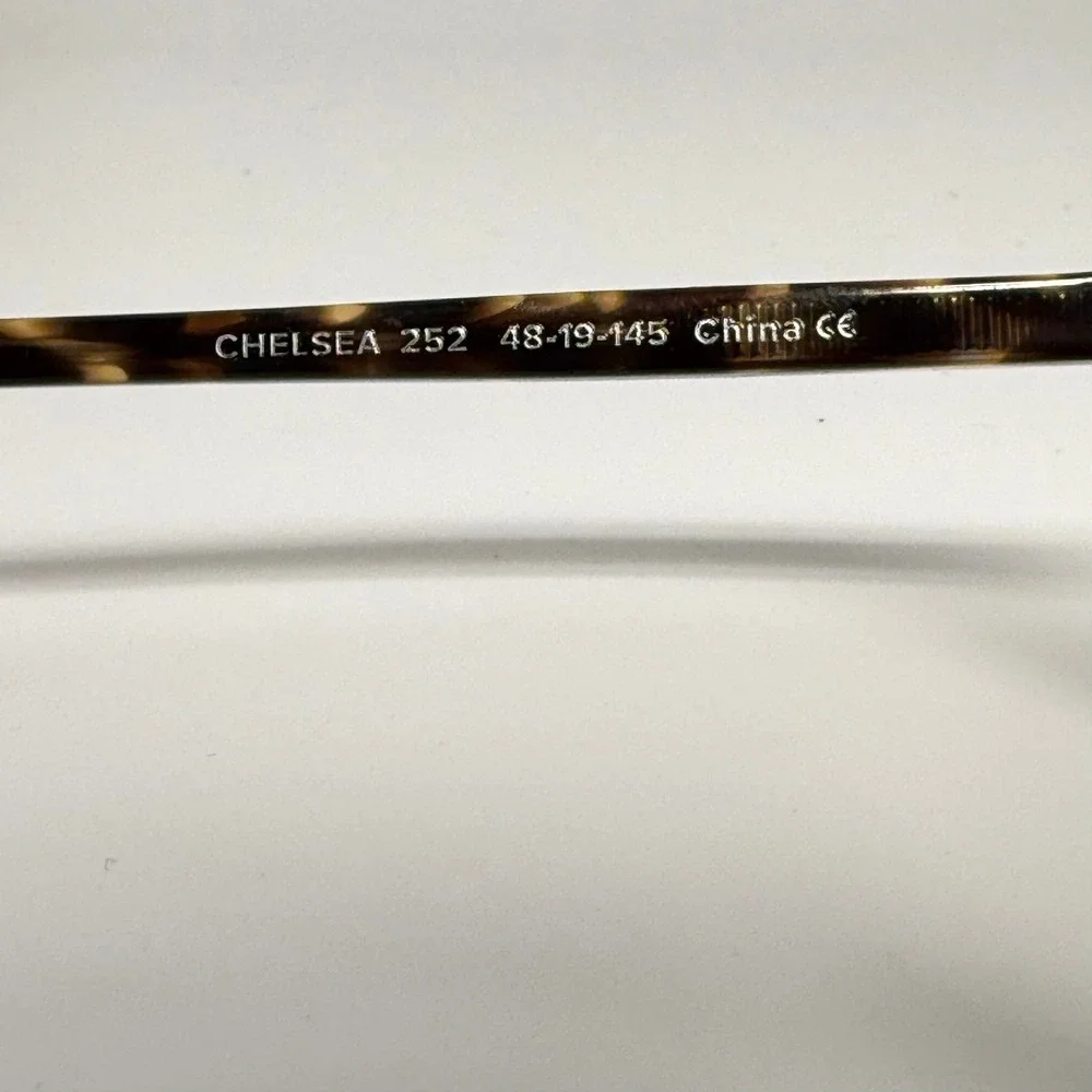 Warby Parker Chelsea 252 Tortoise Shell Square Eyeglass Frames 48-19-145 Brown
